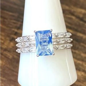 🩵💙🤍 Bomb Party OG Blue Opal Ring 🩵💙🤍